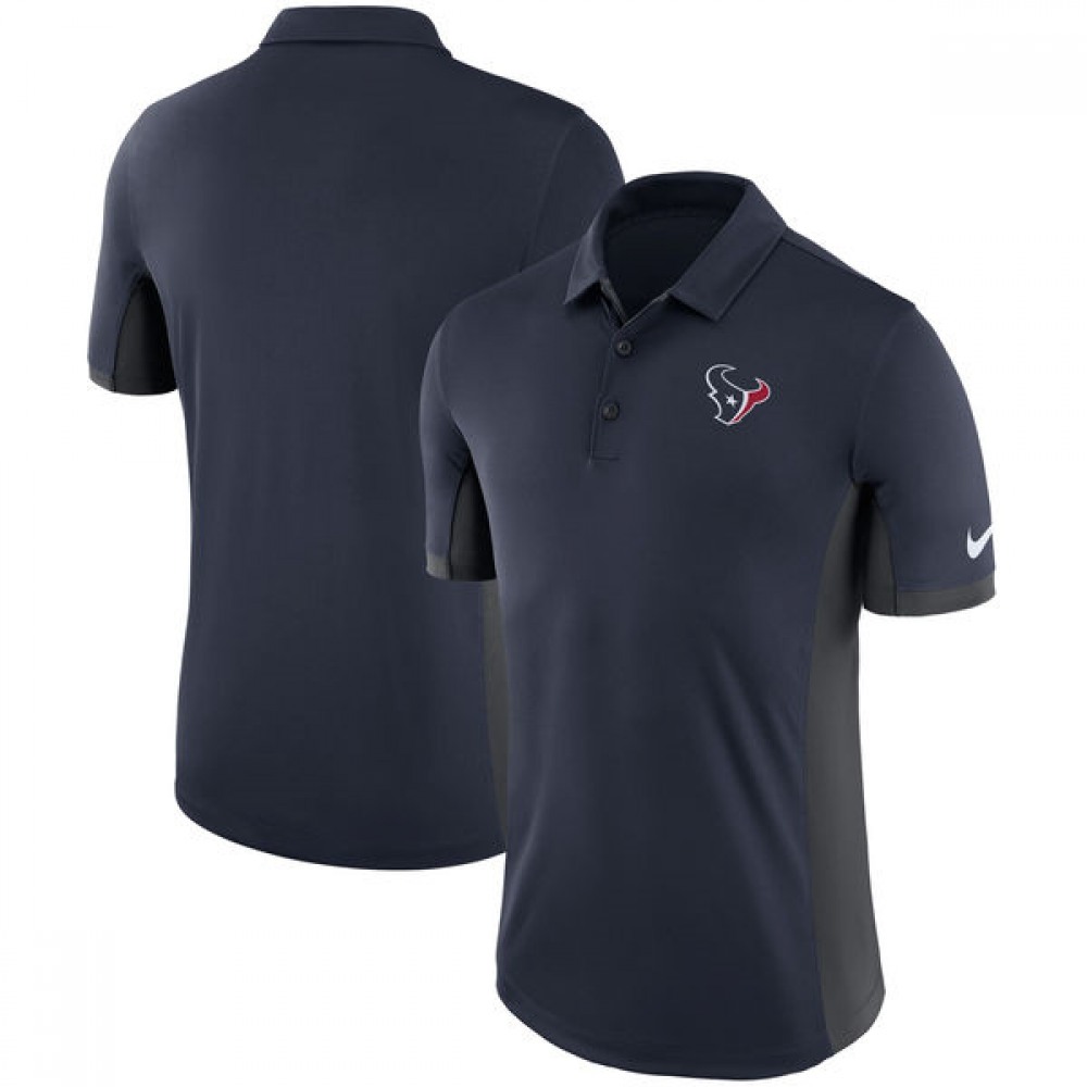 Men's Houston Texans Navy Evergreen Polo 1