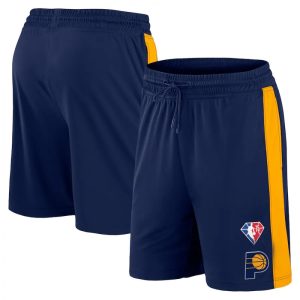 Men's Indiana Pacers Navy/Yellow Shorts