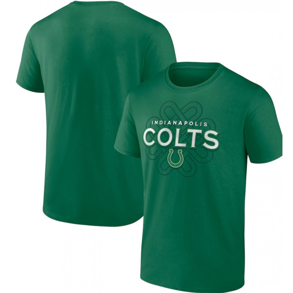 Men's Indianapolis Colts Kelly Green Celtic Knot T-Shirt 1