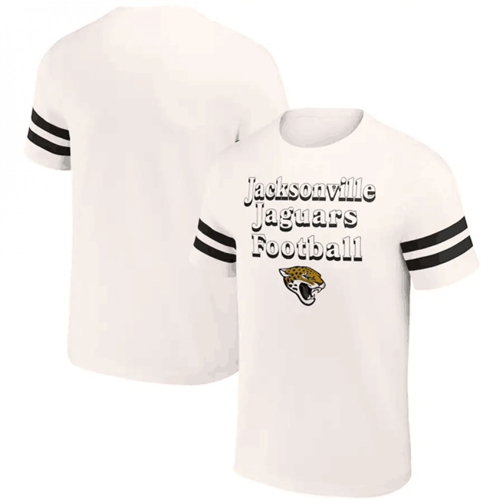 Men's Jacksonville Jaguars Cream x Darius Rucker Collection Vintage T-Shirt 1