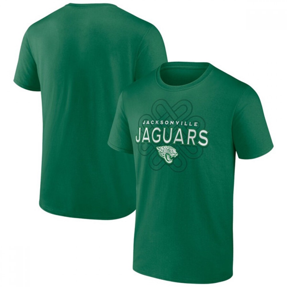 Men's Jacksonville Jaguars Kelly Green Celtic Knot T-Shirt 1
