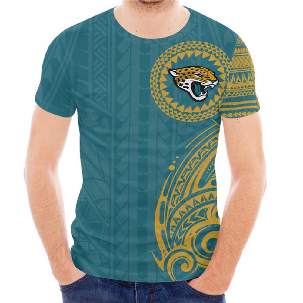 Men's Jacksonville Jaguars Teal T-Shirt 1