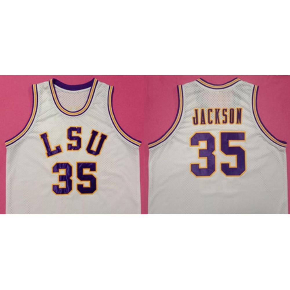 Men's LSU Tigers Customized Limited Stitched NCAA Jersey 1
