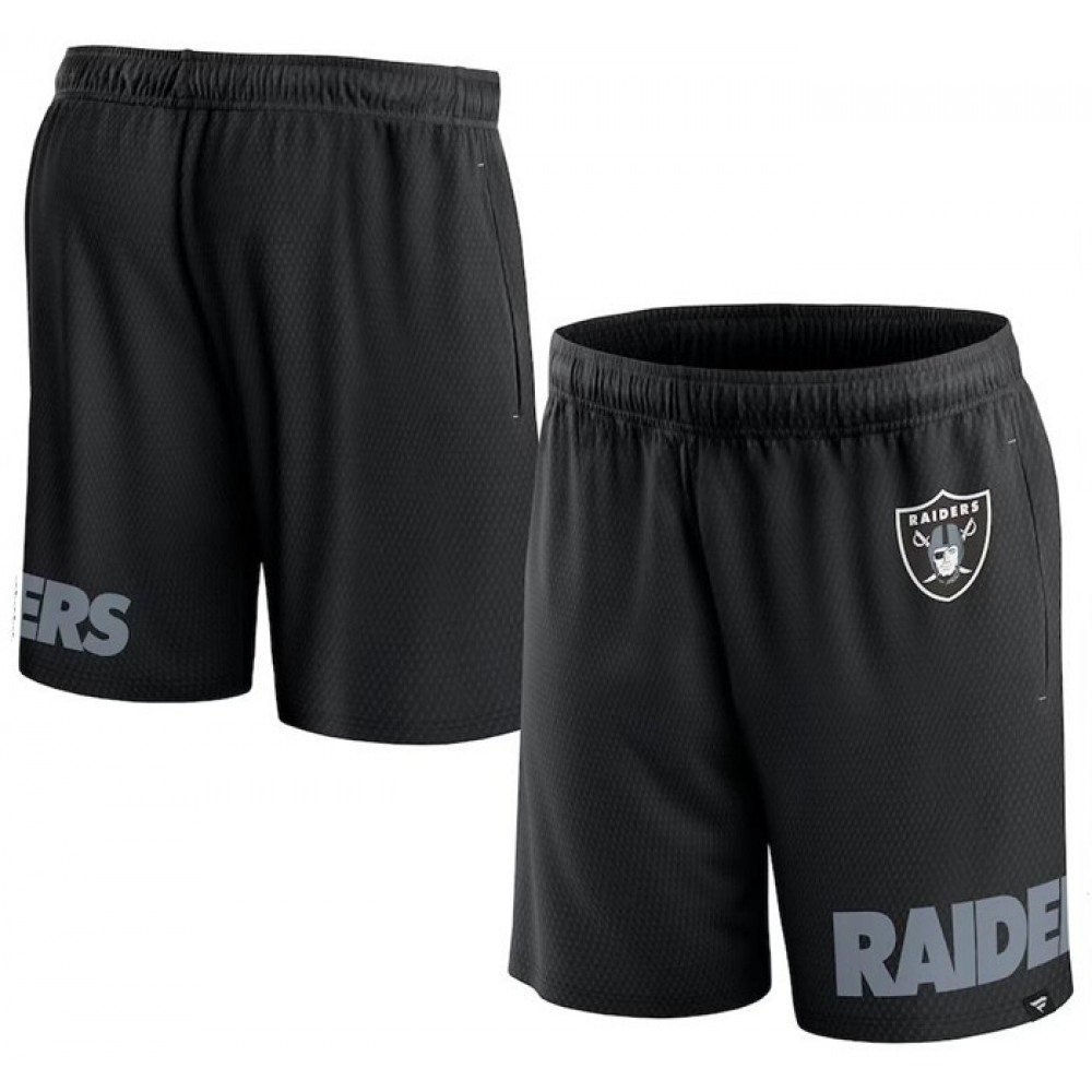 Men's Las Vegas Raiders Black Shorts 1