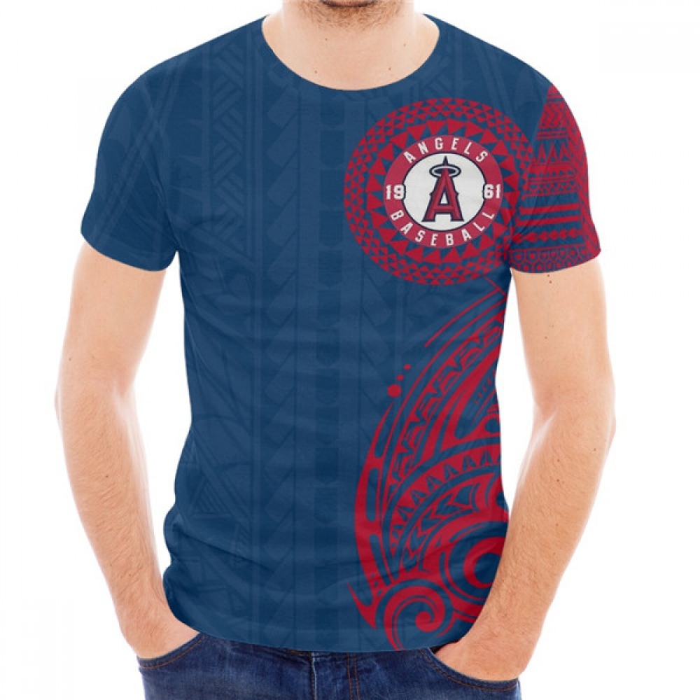 Men's Los Angeles Angels Navy T-Shirt 1