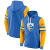 Men's Los Angeles Chargers Yellow/Blue Pullover Hoodie