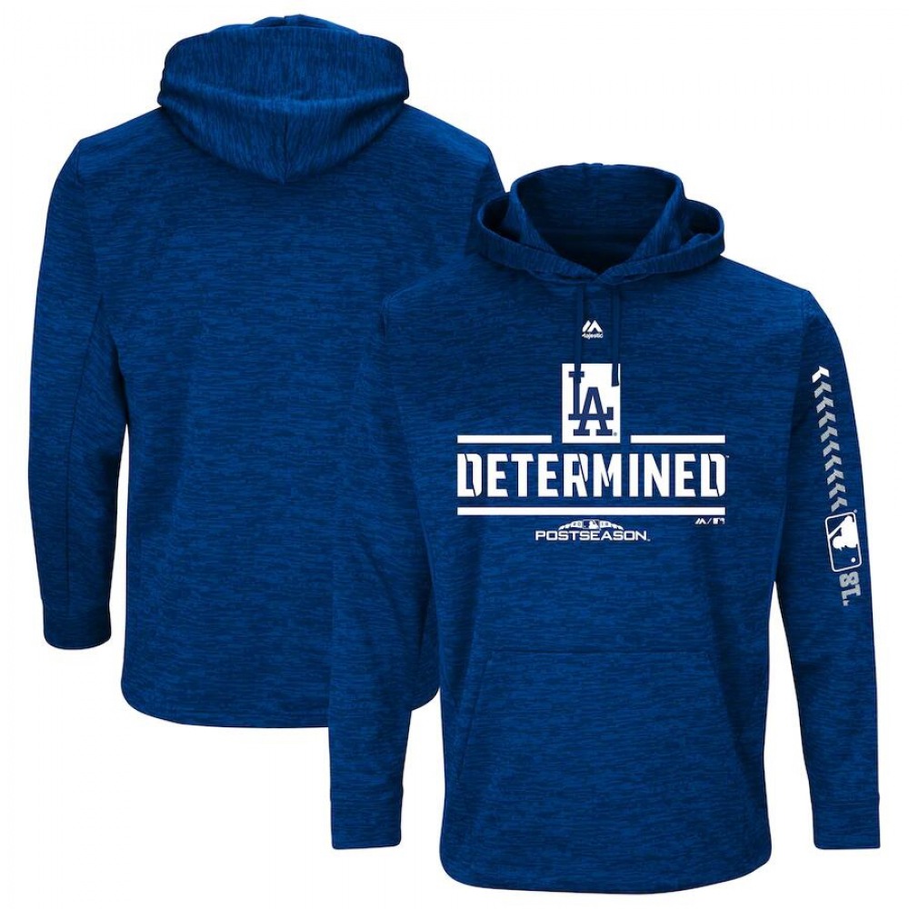 Men's Los Angeles Dodgers Blue 2020 World Series Champions Pullover Hoodie 1