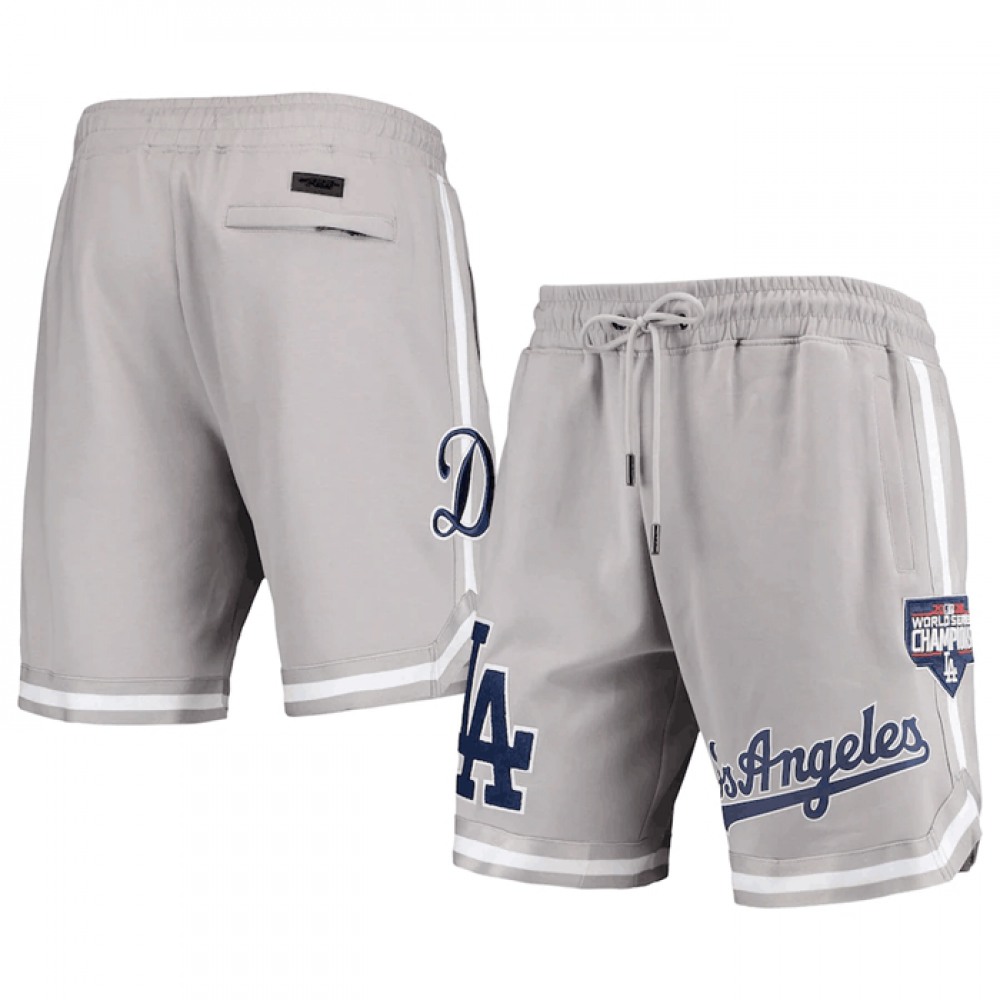 Men's Los Angeles Dodgers Grey Shorts 1