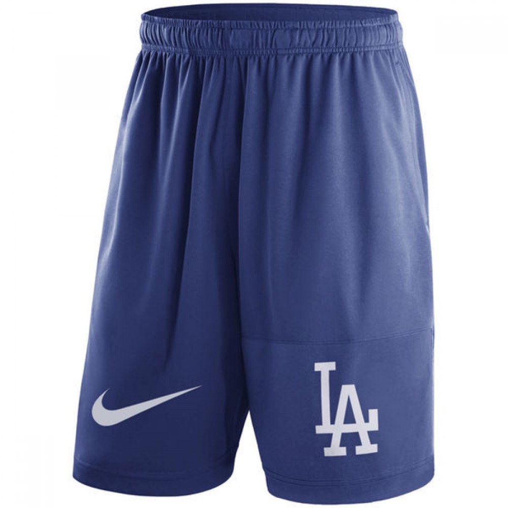 Men's Los Angeles Dodgers Royal Dry Fly Shorts 1
