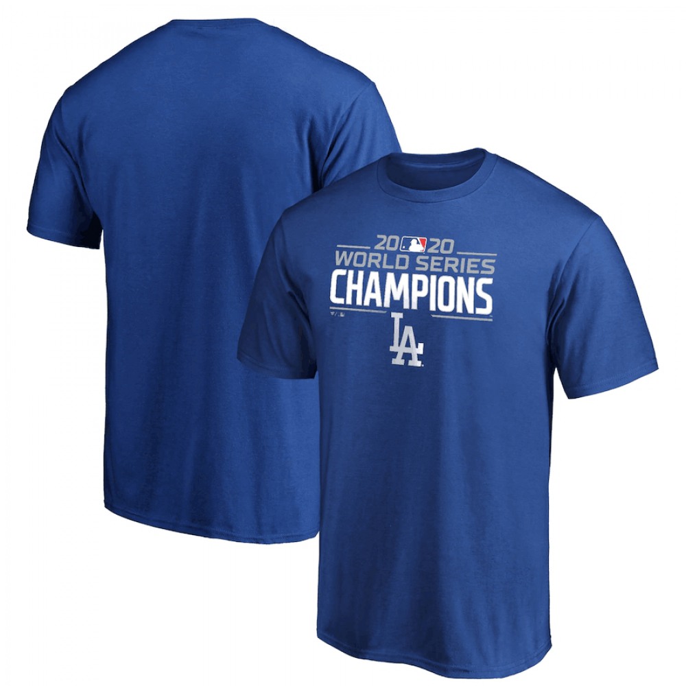 Men's Los Angeles Dodgers Royal 2020 World Series Champions T-Shirt 1