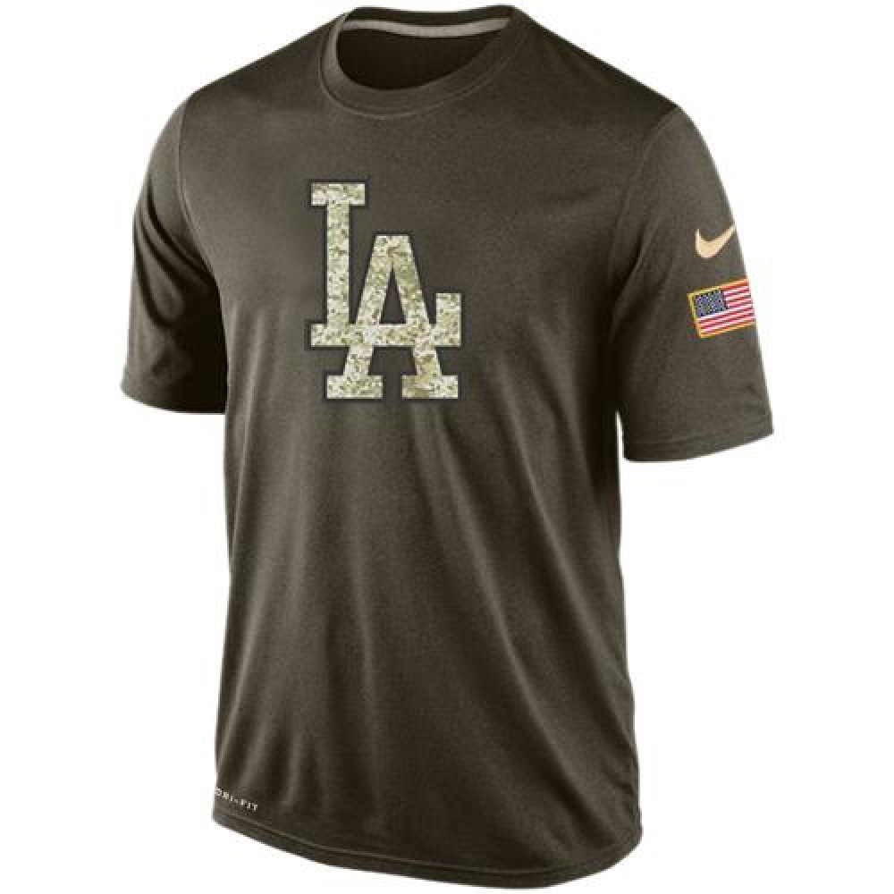 Men's Los Angeles Dodgers Salute To Service Dri-FiT T-Shirt 1