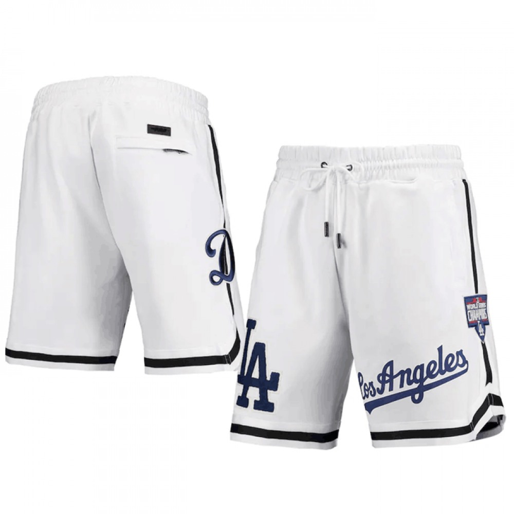 Men's Los Angeles Dodgers White Shorts 1