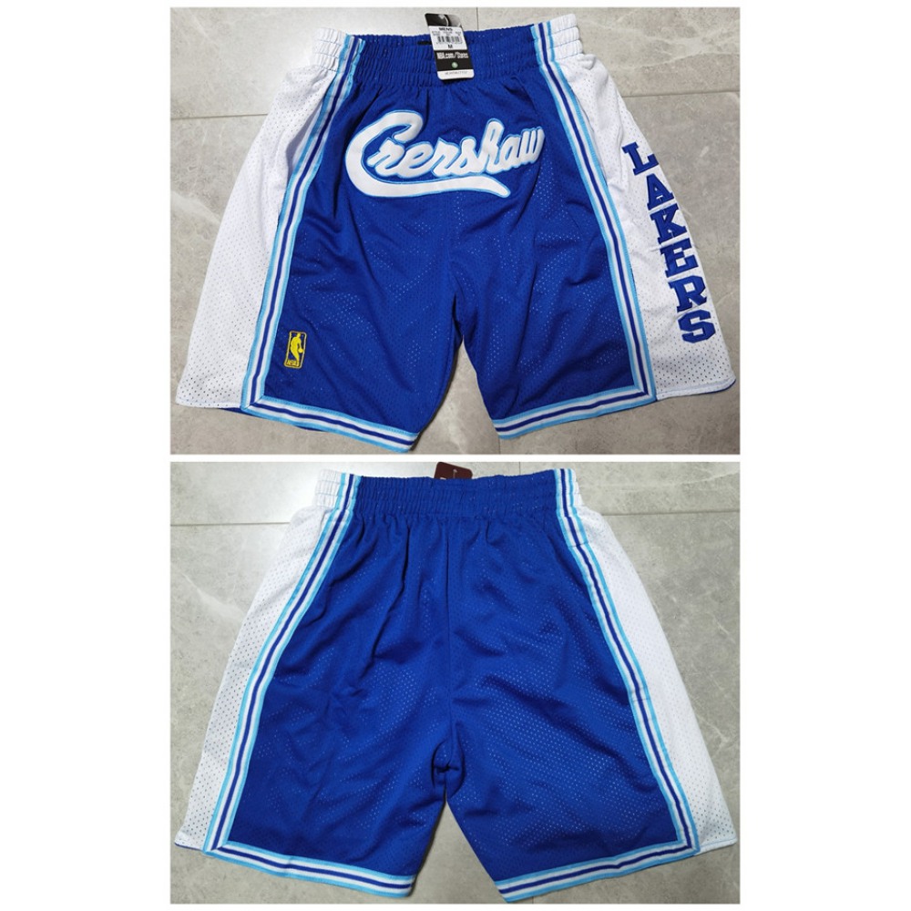 Men's Los Angeles Lakers Blue Shorts (Run Small) 1