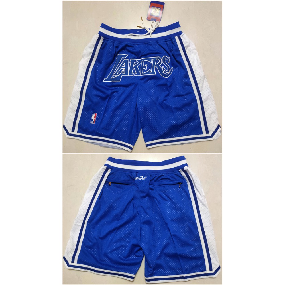 Men's Los Angeles Lakers Blue Shorts (Run Small) 1
