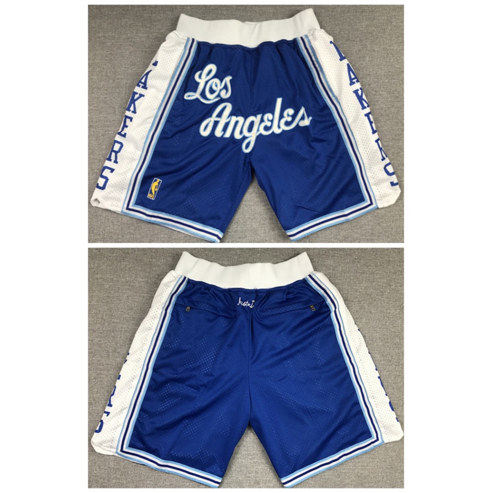Men's Los Angeles Lakers Blue Shorts (Run Small) 1
