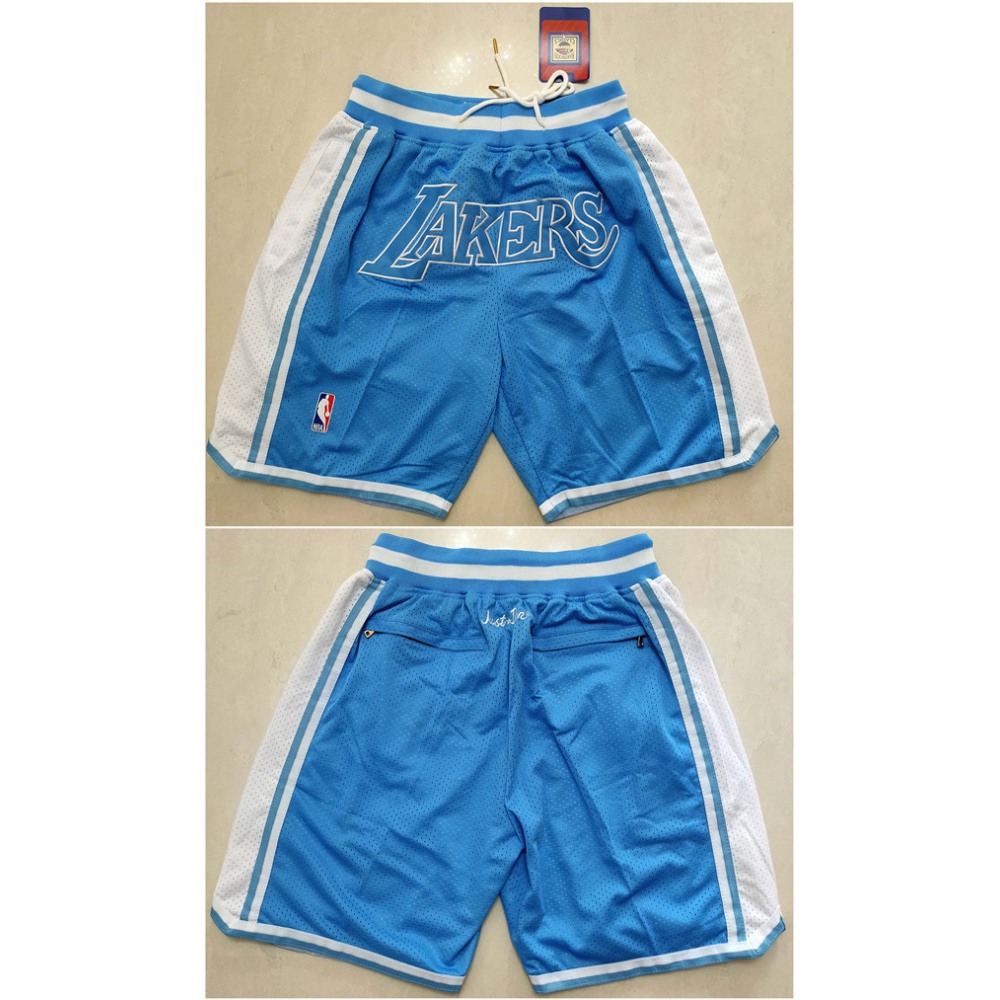 Men's Los Angeles Lakers Light Blue Shorts (Run Small) 1