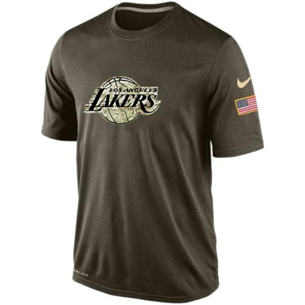 Men's Los Angeles Lakers Salute To Service Dri-FIT T-Shirt 1