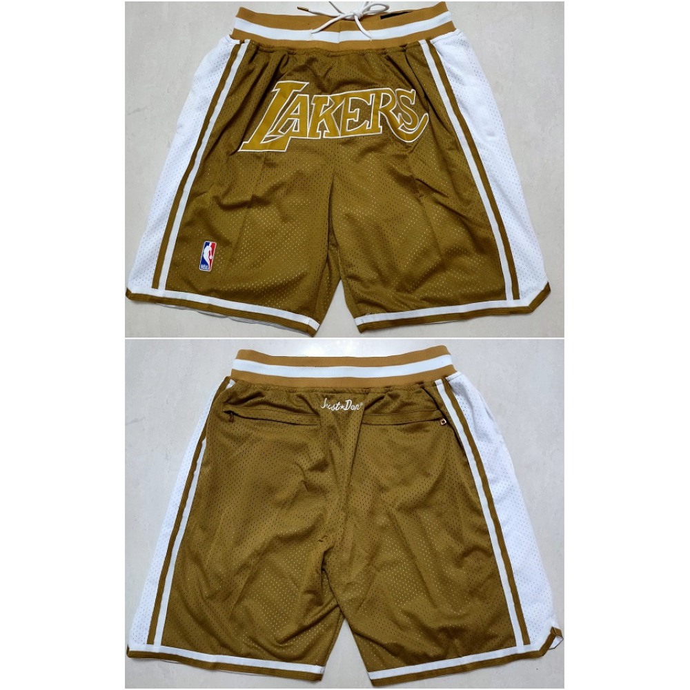 Men's Los Angeles Lakers Tawny Shorts (Run Small) 1