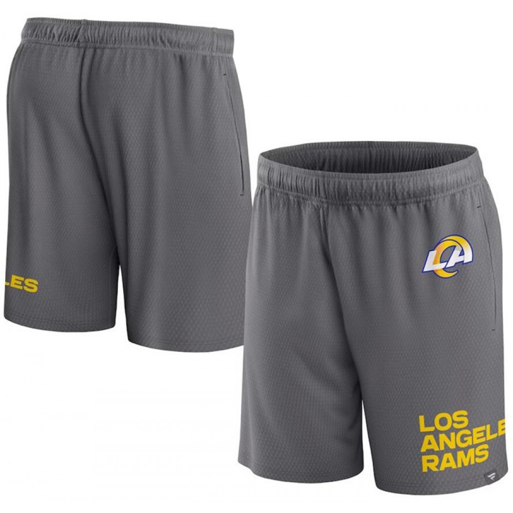 Men's Los Angeles Rams Grey Shorts 1