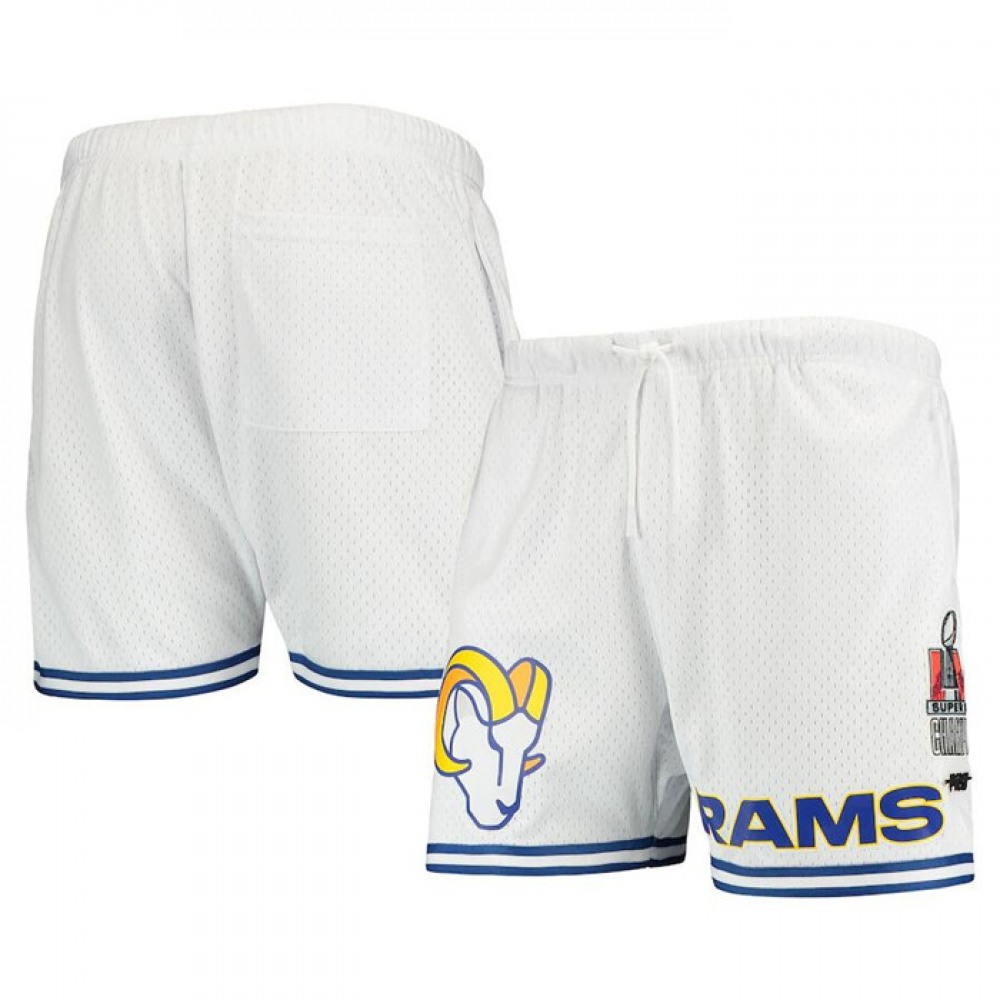 Men's Los Angeles Rams White Shorts 1