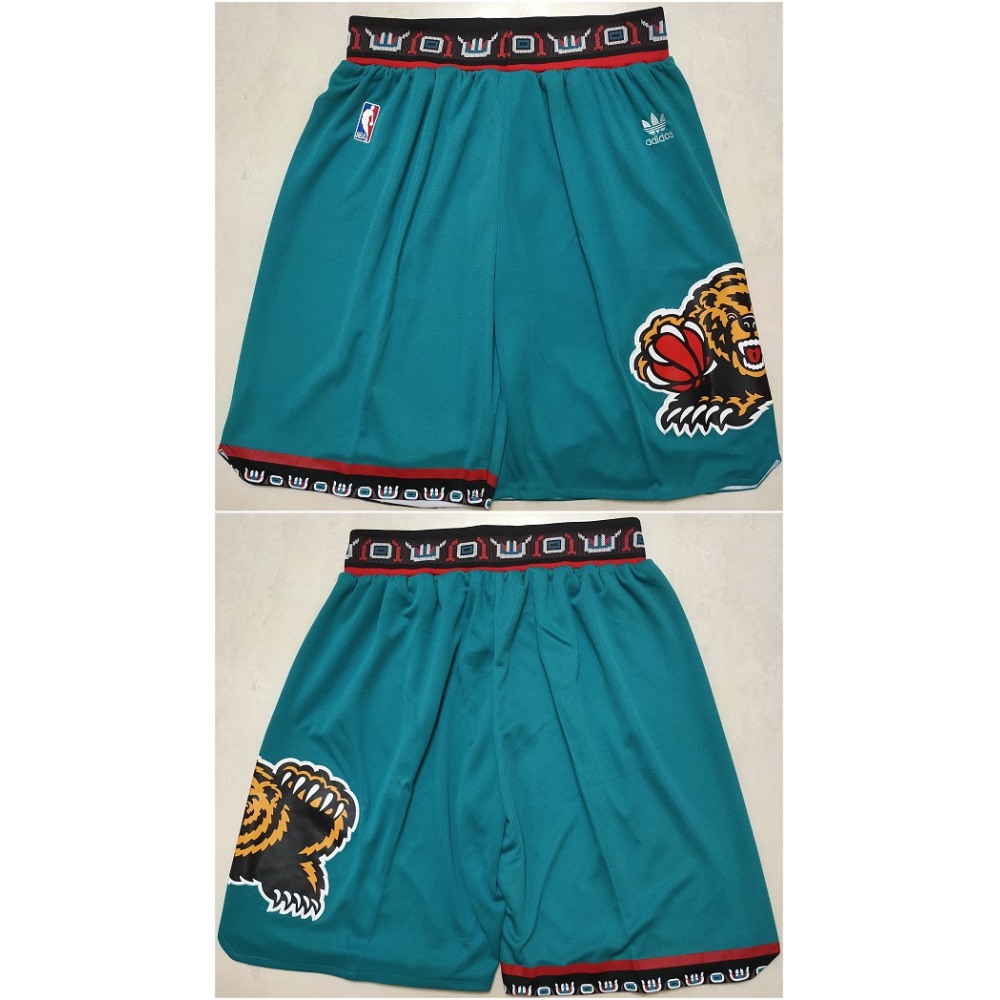Men's Memphis Grizzlies Teal Shorts (Run Small) 1