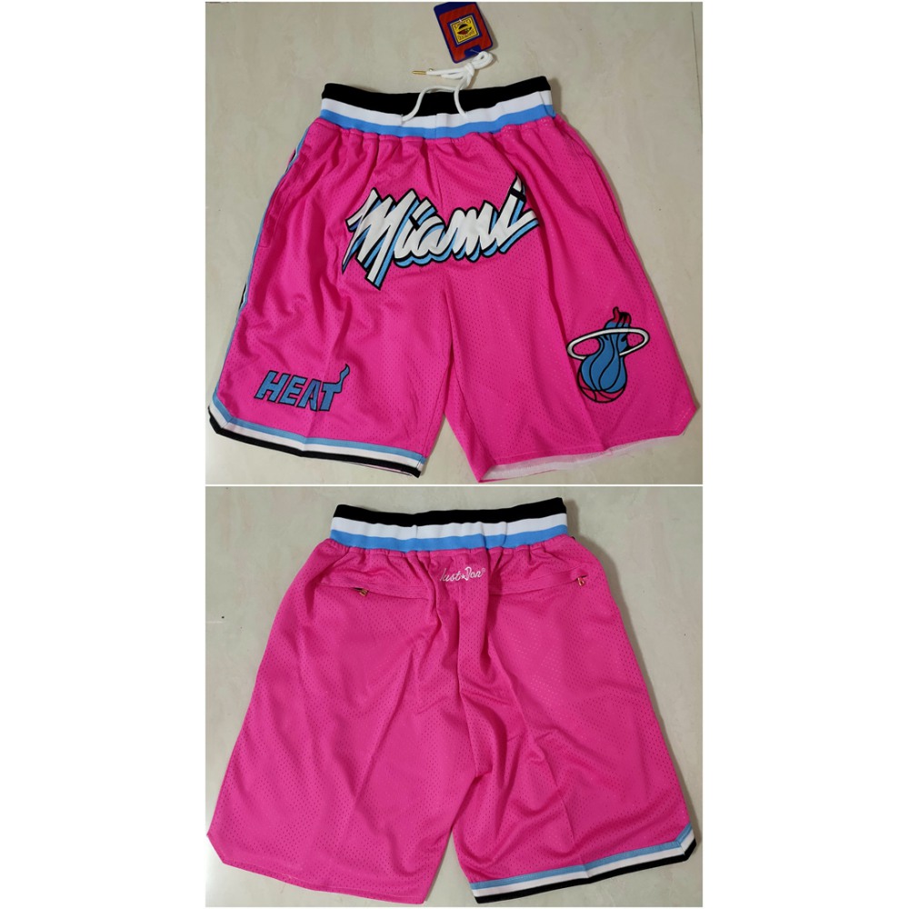 Men's Miami Heat Pink Shorts (Run Small) 1