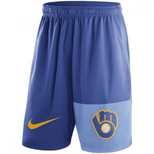 Men's Milwaukee Brewers Royal Cooperstown Collection Dry Fly Shorts