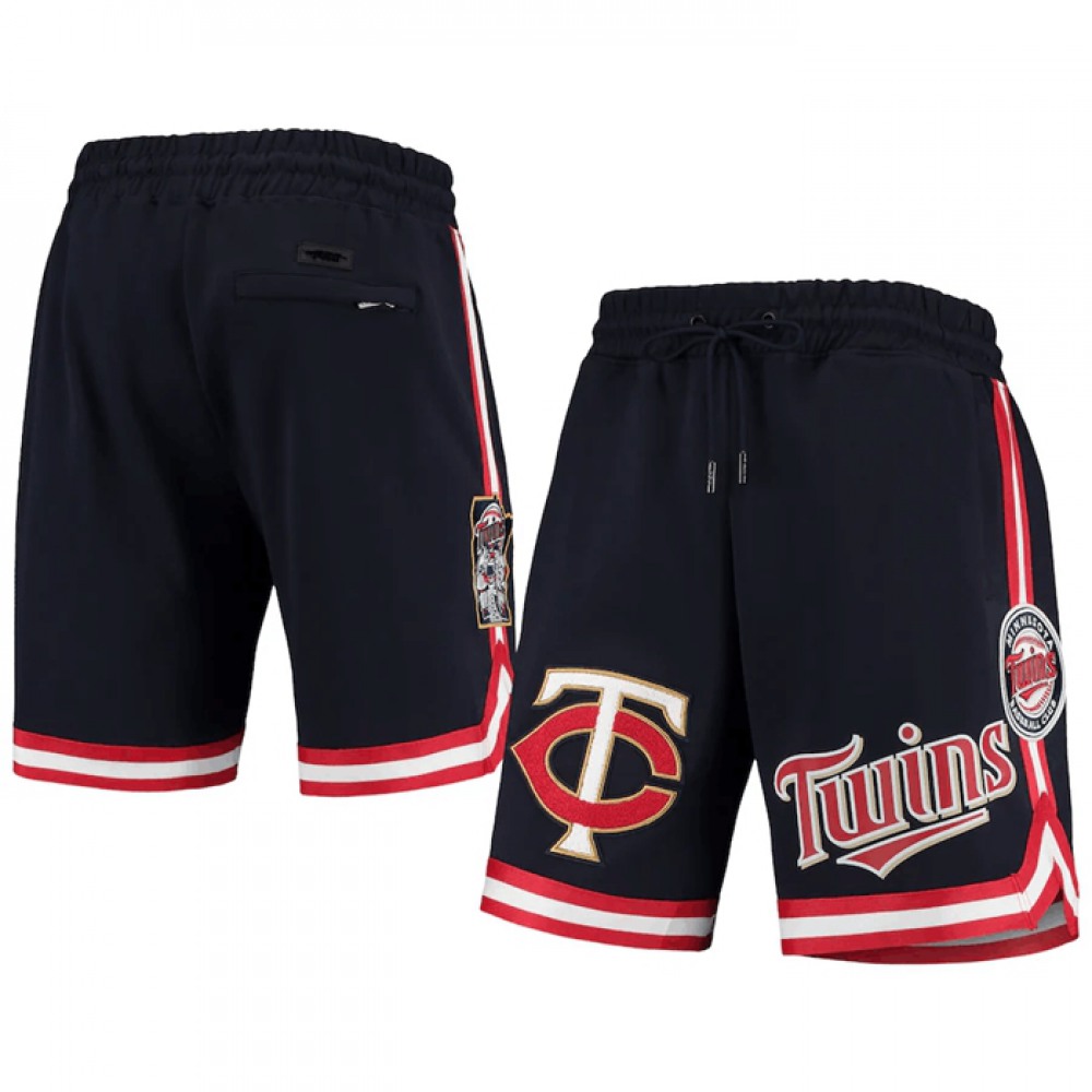 Men's Minnesota Twins Navy Team Shorts 1