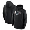 Men's Minnesota Vikings 2022 Black Crucial Catch Therma Performance Pullover Hoodie