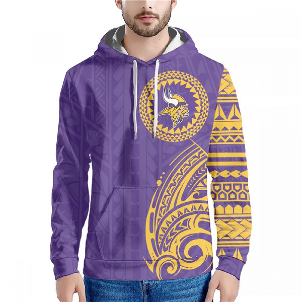 Men's Minnesota Vikings Purple Hoodie 1