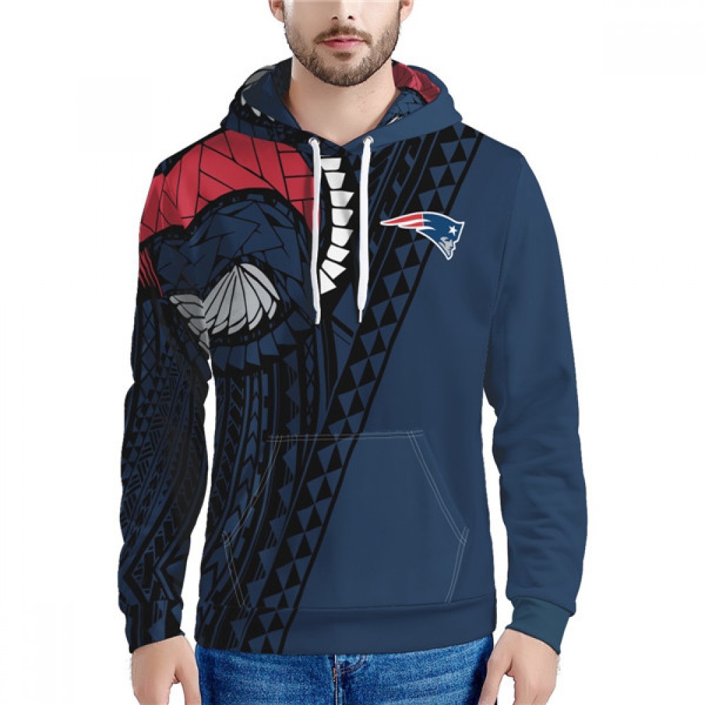Men's New England Patriots Navy Hoodie 1