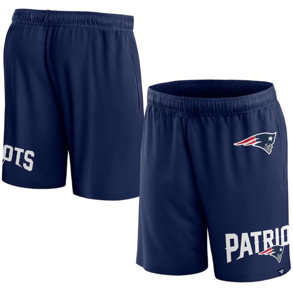 Men's New England Patriots Navy Shorts 1
