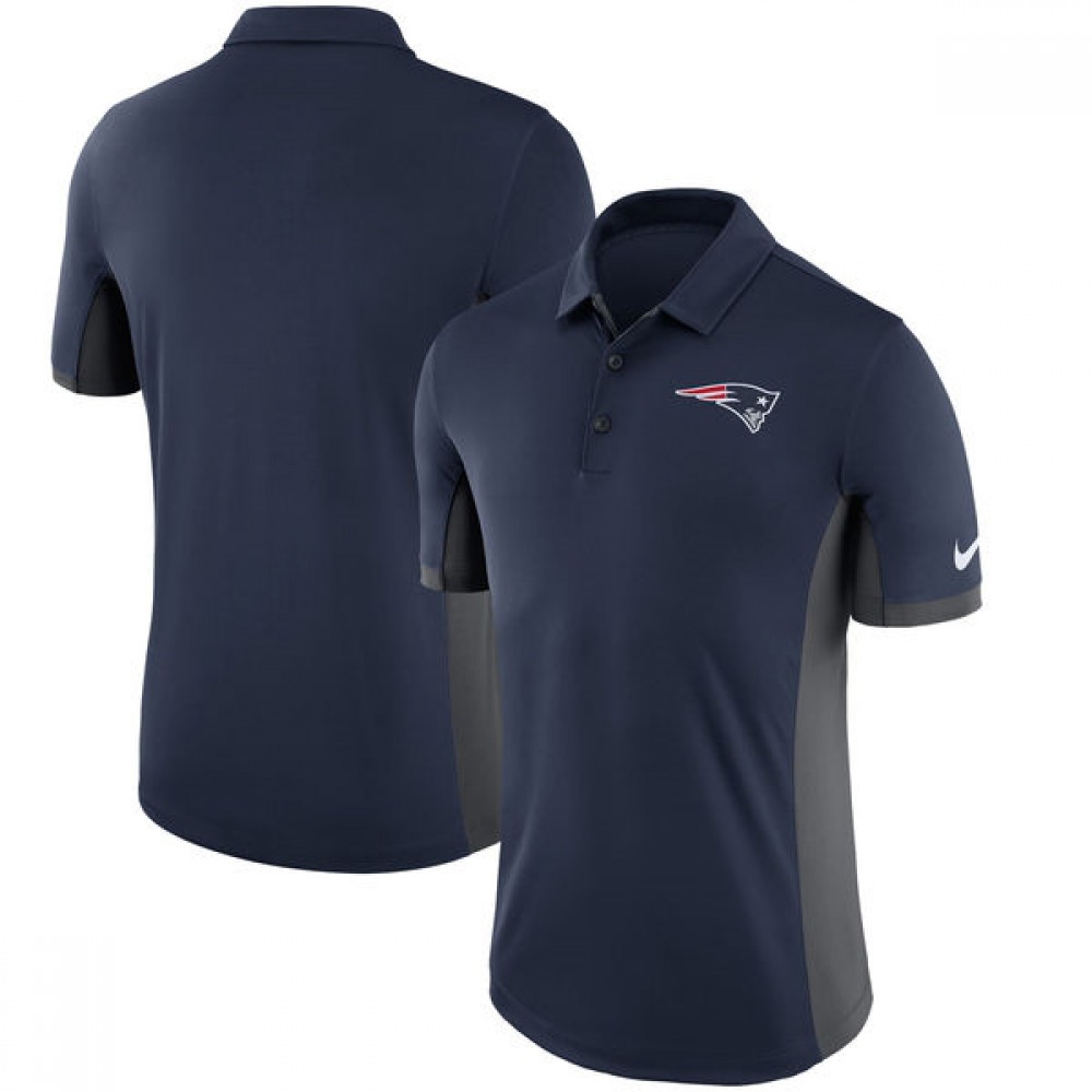 Men's New England Patriots Navy Evergreen Polo 1