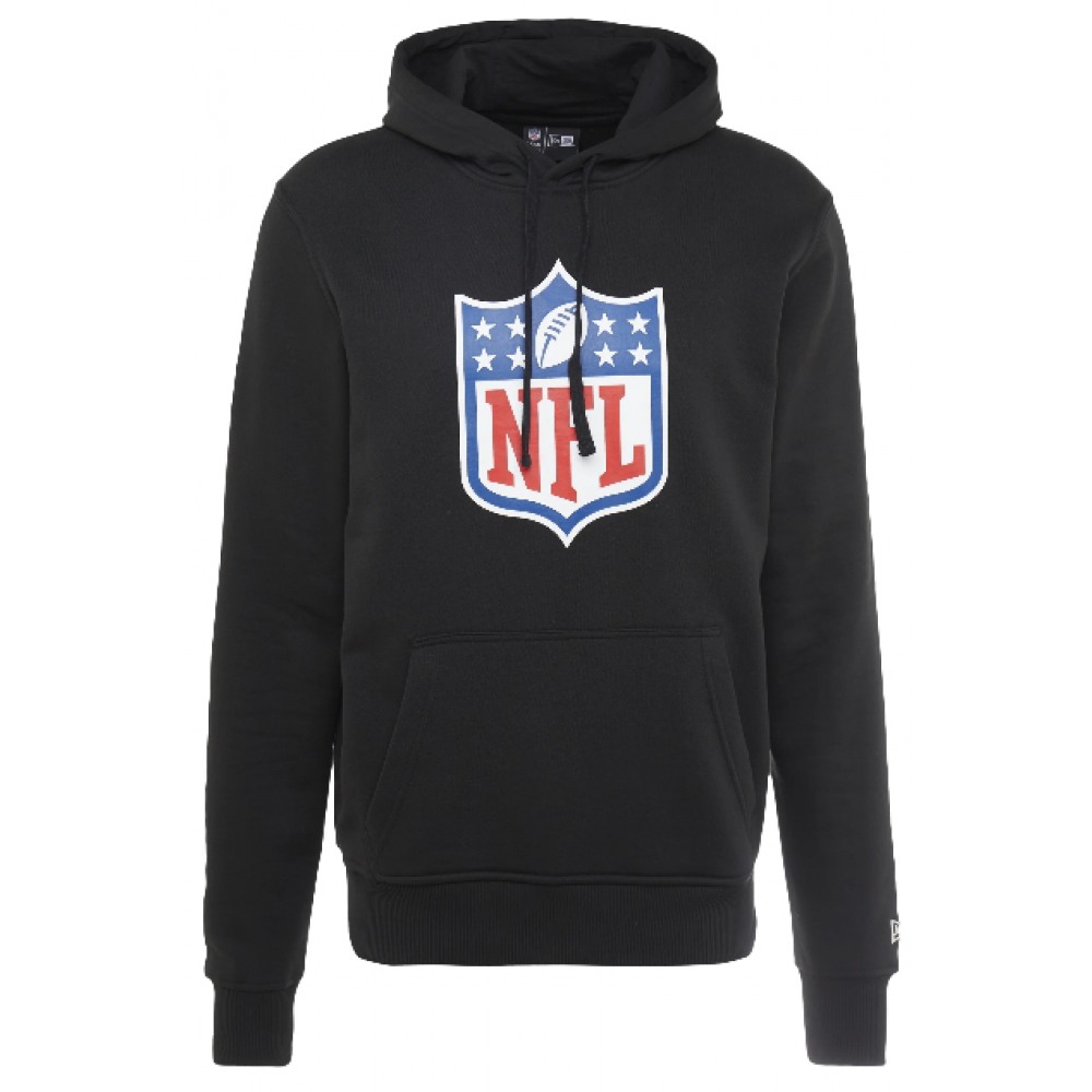 Men's New Era Black Football Pullover Hoodie 1