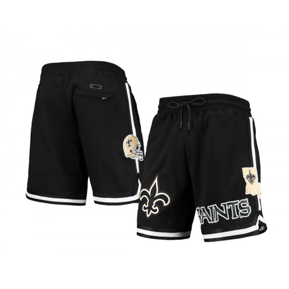 Men's New Orleans Saints Black Shorts 1
