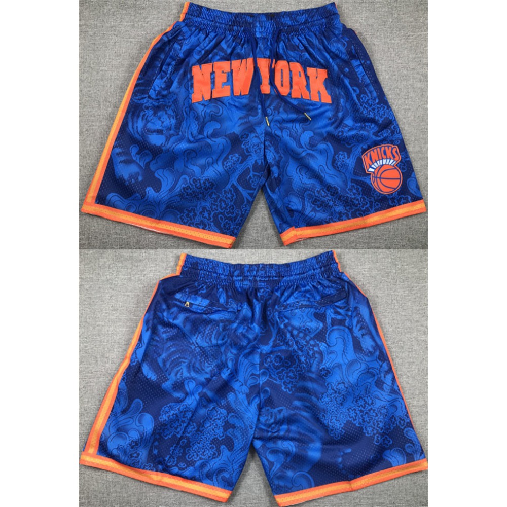 Men's New Yok Knicks Royal Shorts (Run Small) 1