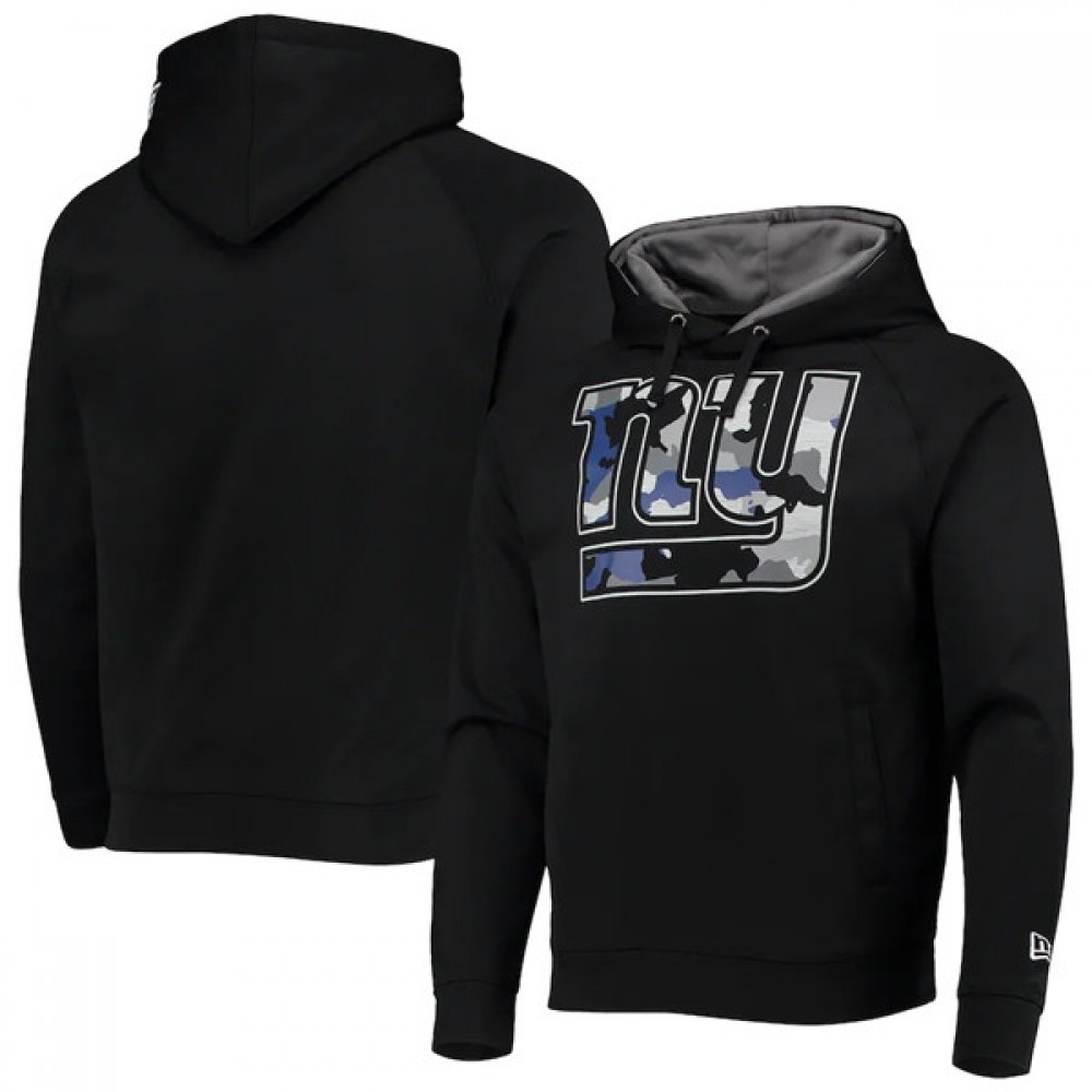 Men's New York Giants Black Pullover Hoodie 1