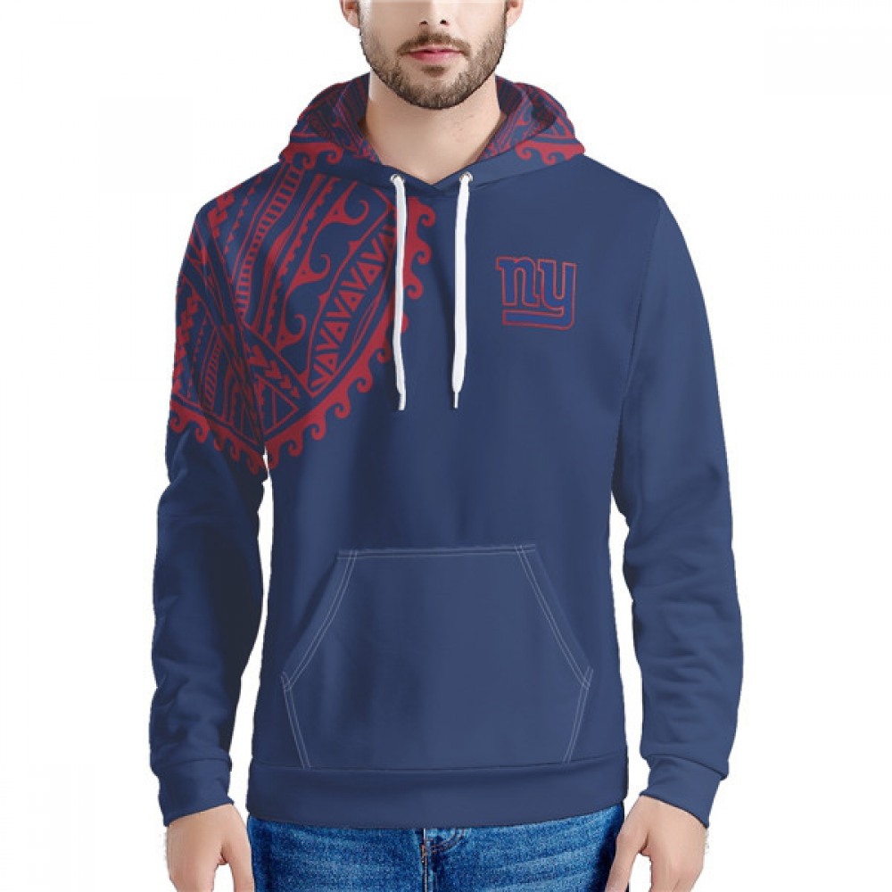 Men's New York Giants Blue Hoodie 1