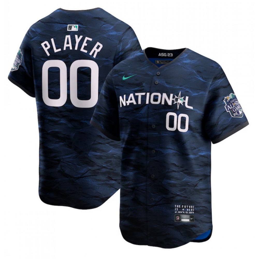 Men's New York Mets ACTIVE Player Cutsom Royal 2023 All-star Cool Base Stitched Baseball Jersey 1