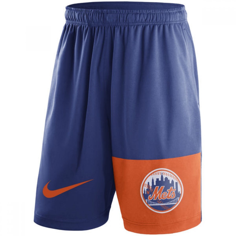 Men's New York Mets Royal Cooperstown Collection Dry Fly Shorts 1