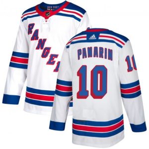 Men's New York Rangers #10 Artemi Panarin White Stitched NHL Jersey