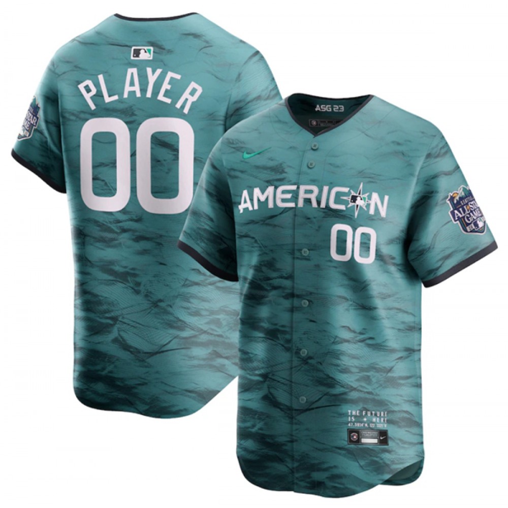 Men's New York Yankees ACTIVE Player Custom Teal 2023 All-star Cool Base Stitched Baseball Jersey 1