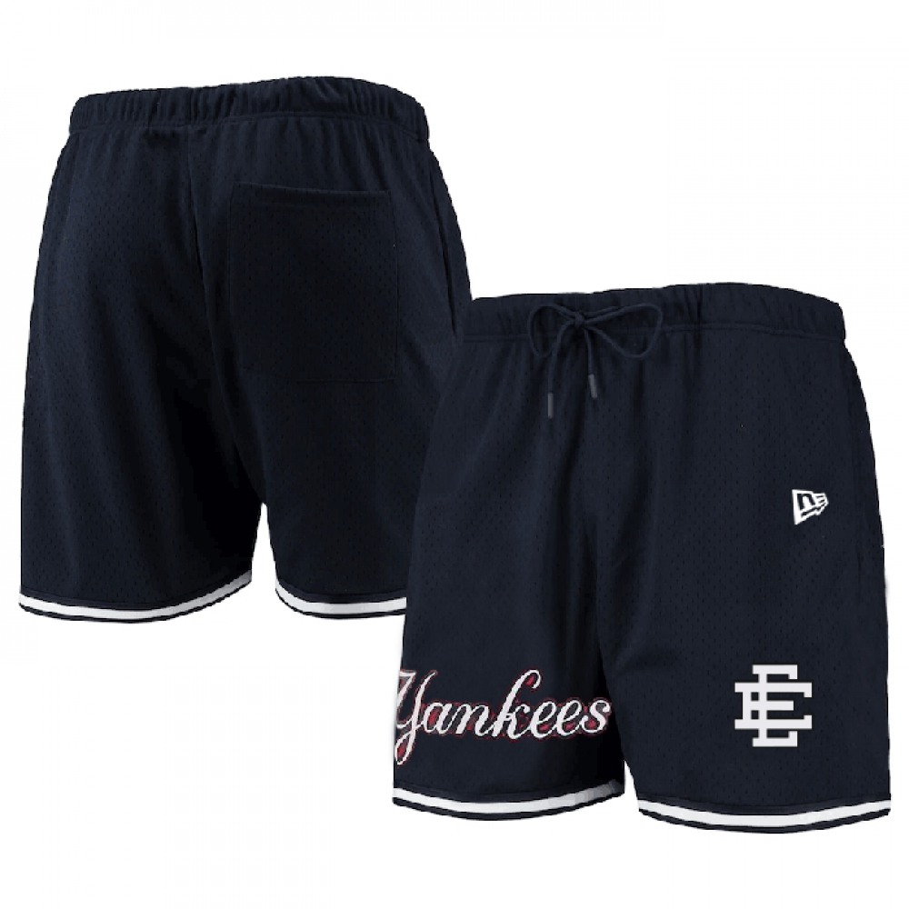 Men's New York Yankees Navy Mesh Shorts 001 1