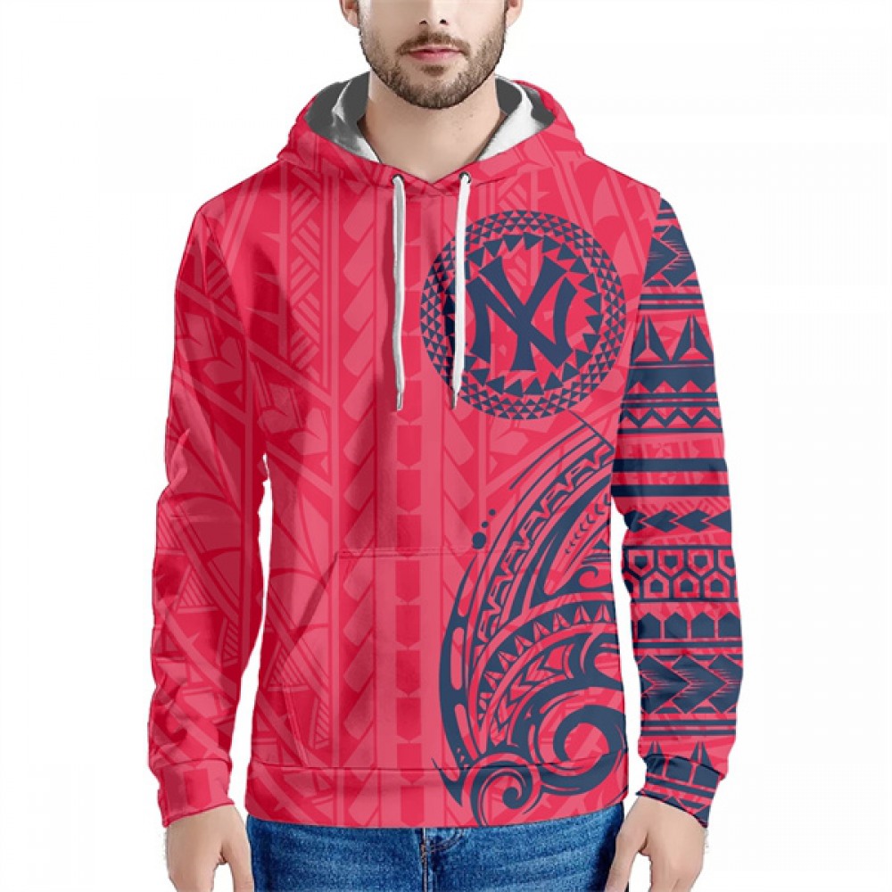 Men's New York Yankees Red Hoodie 1