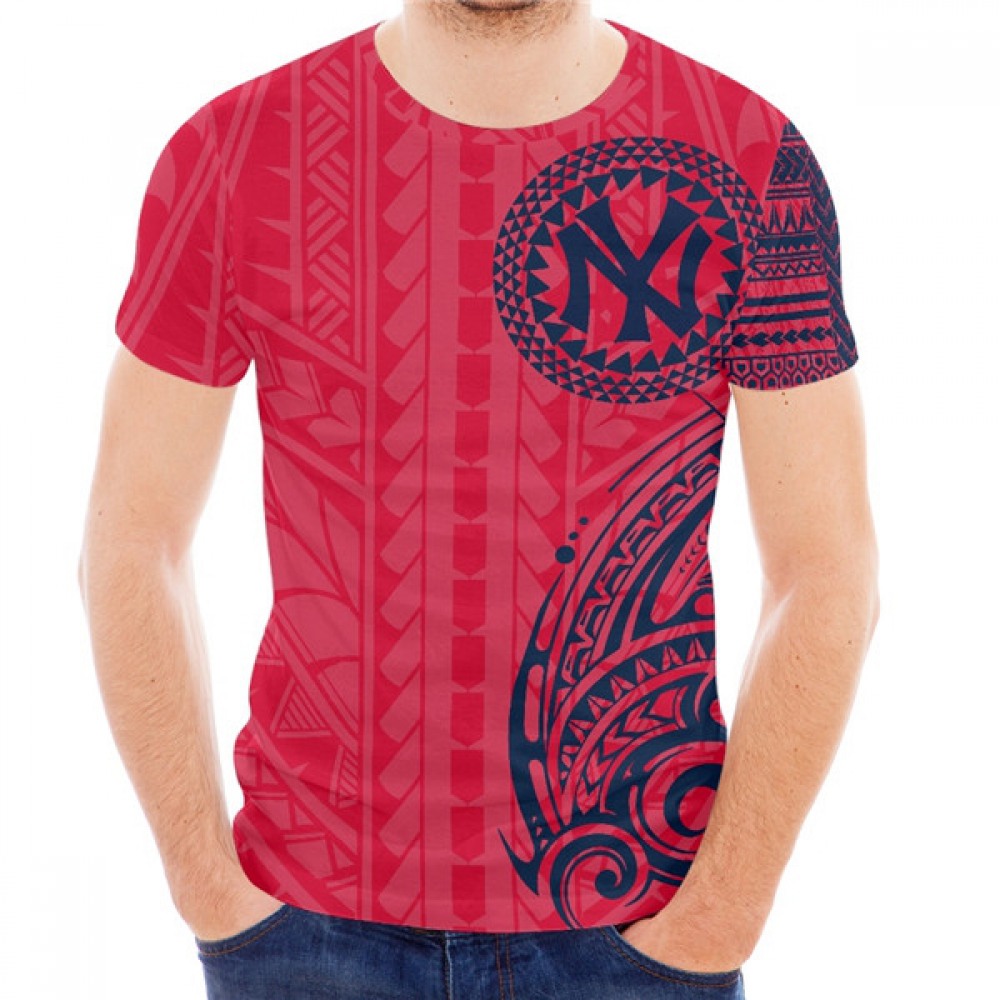 Men's New York Yankees Red/Navy T-Shirt 1