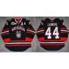 Men's Northern Illinois Huskies Custom Black Stitched Jersey