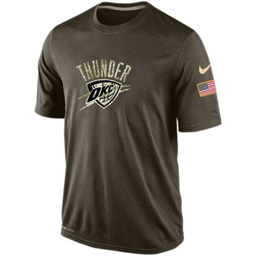 Men's Oklahoma City Thunder Salute To Service Dri-FIT T-Shirt 1