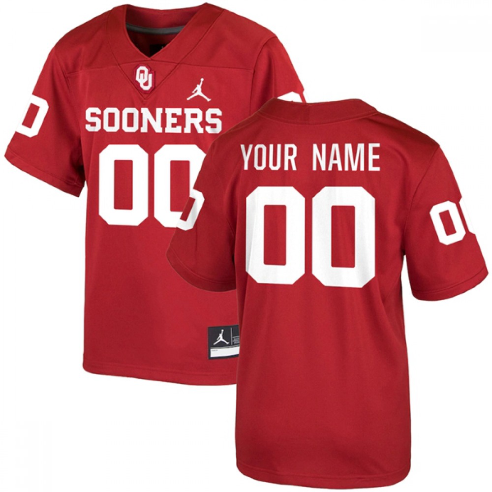 Men's Oklahoma Sooners Red Jersey 1