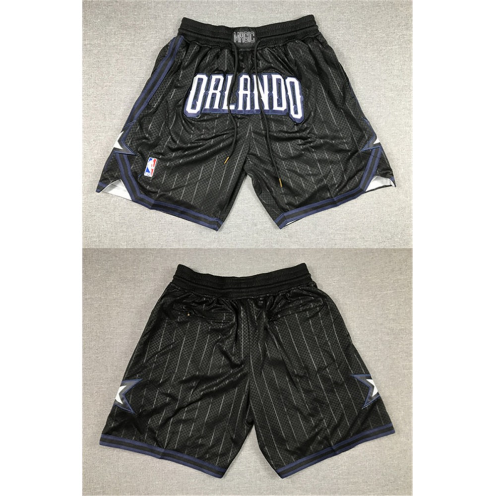 Men's Orlando Magic Black Shorts(Run Small) 1