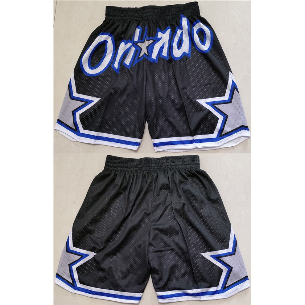 Men's Orlando Magic Black Shorts(Run Small) 1